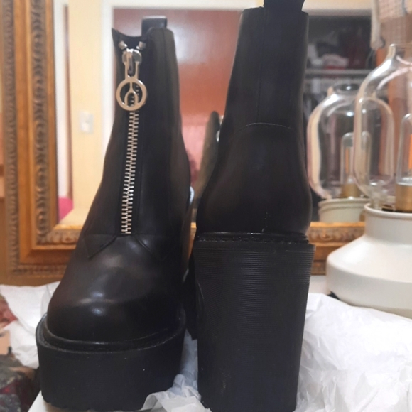 Brown's Shoes Whishbone Collection Platform Boots US10 - Picture 4 of 6